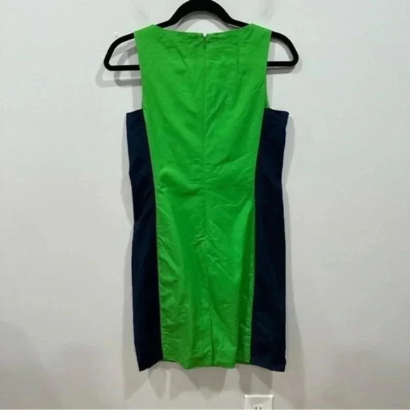 Lauren Ralph Lauren color block dress 2P - Picture 2 of 8